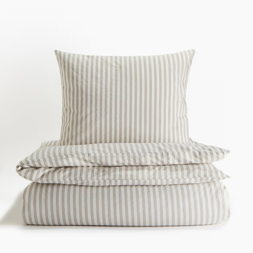 H&M Cotton Twin duvet cover set